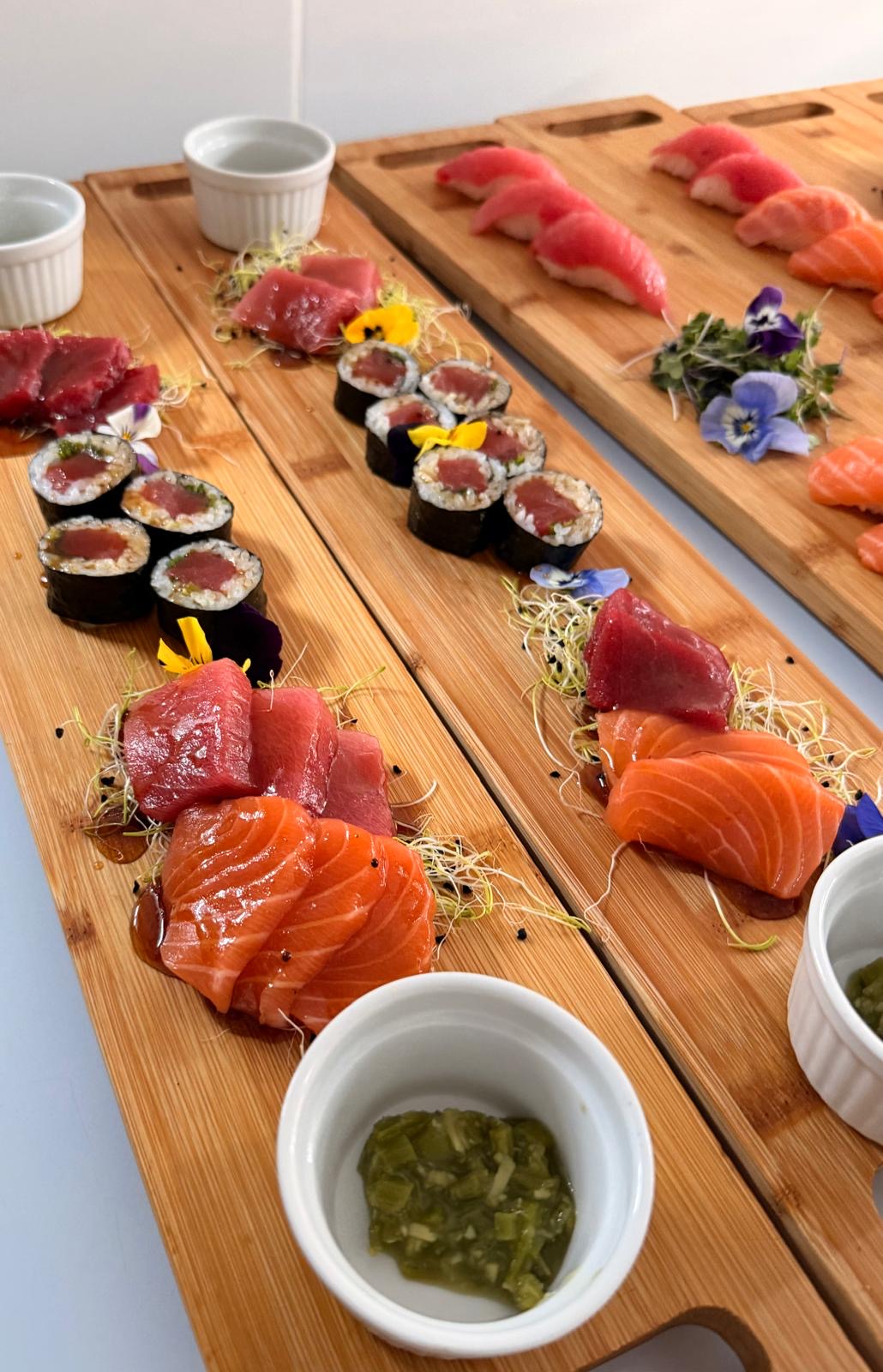 Sushi a fuego